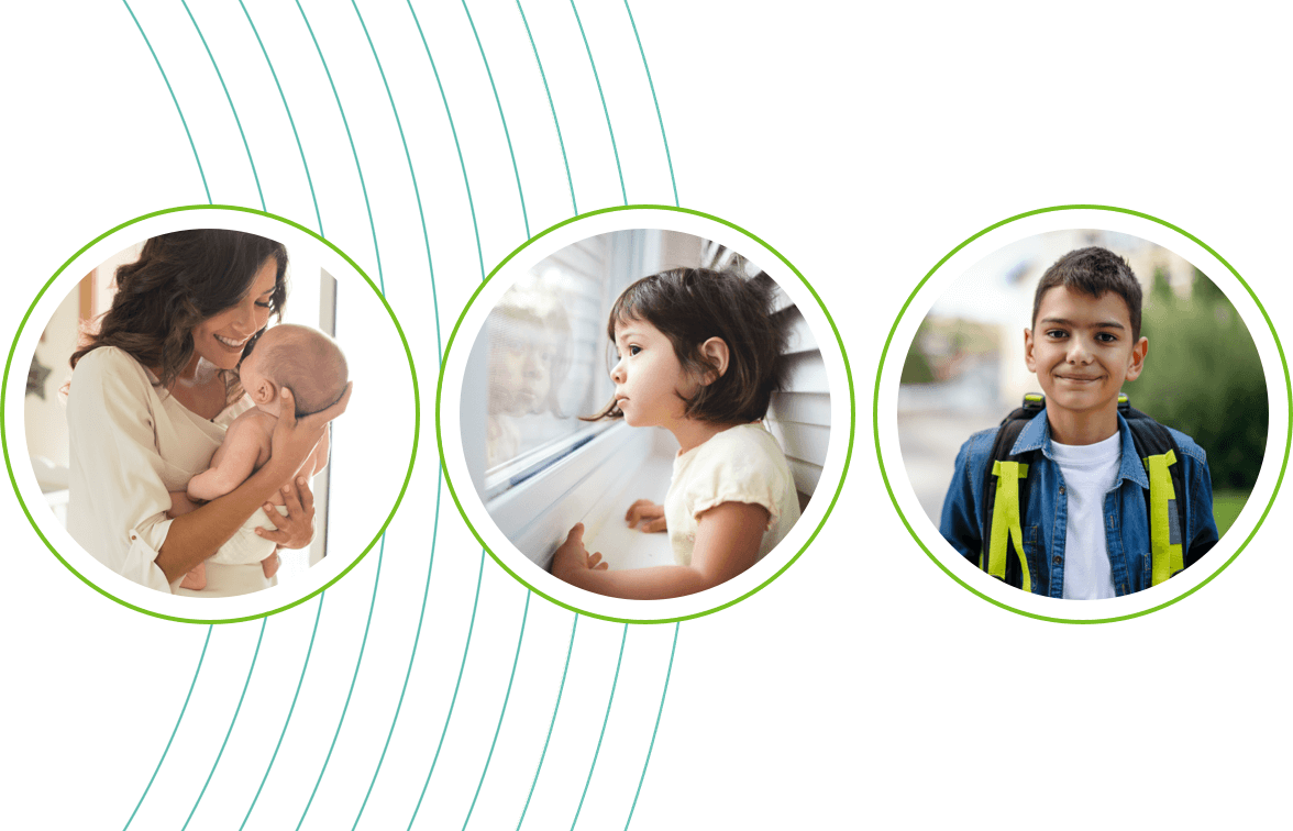 Set 1 of children aged younger than 18 years